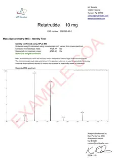 COA Testing | MZ Biolabs